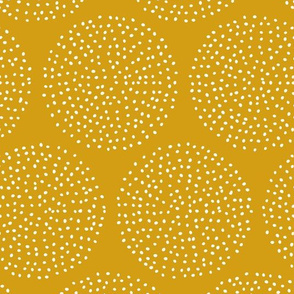 Dotty Circles (Mustard)