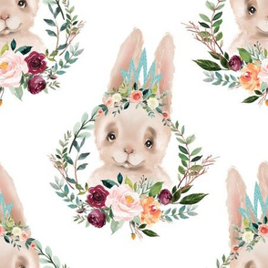 paprika floral silly rabbit 6"