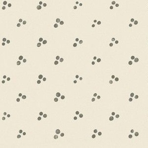 Dotty (slate on cream)