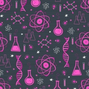 Midcentury Modern Atomic Science (Pink)