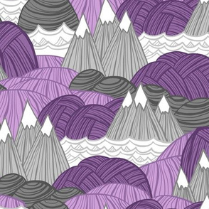 Rolling Landscape (Purple)