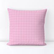 Soft pink pool tiles geometric minimal trend grid hot pink