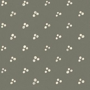 Dotty (cream on slate)