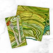 Terraced Rice Paddy Fields- Landscape 