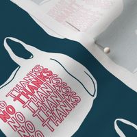 no thanks plastic bag - ocean