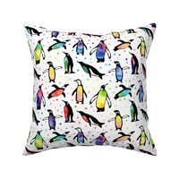 Rainbow Penguins - medium size