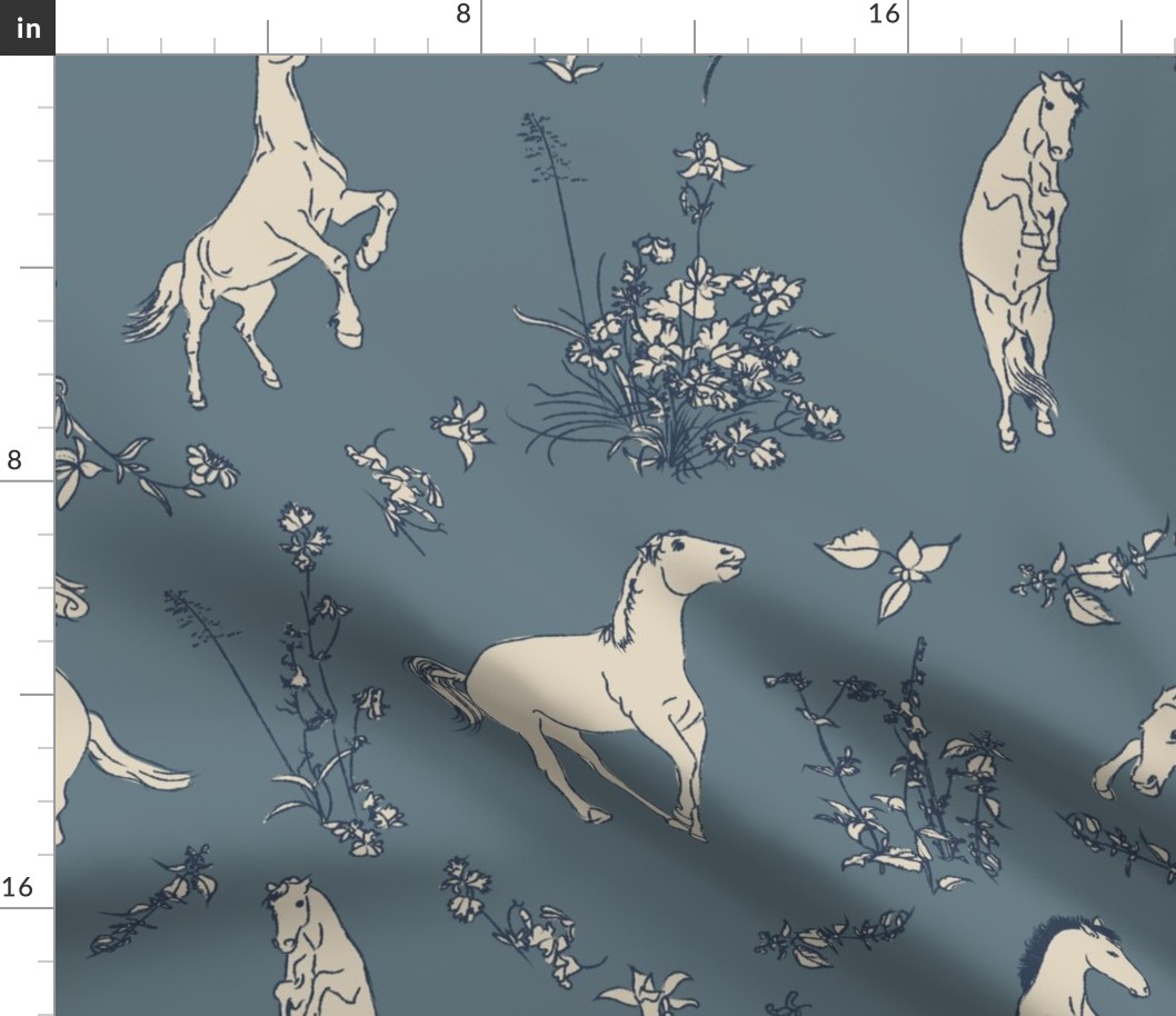 horse toile