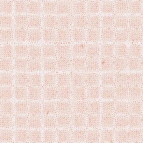 Vintage Knit Lacework (white on peach) 