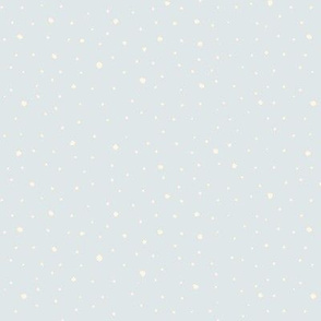 Ice silver grey Musk pink snow storm polka dots