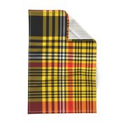 Richmond Tigers Colors: Big Plaid with Red and White
