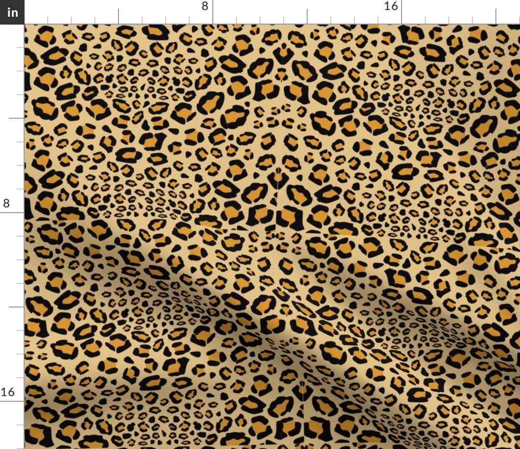 Safari Animal Print leopard heart