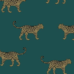 Leopard Teal