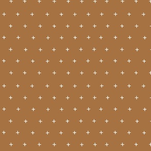 earth tone brown southwestern cross fabric