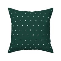 dark forest green Dots Spots Dotty Spotty scandi fabric gift wrap wrapping paper wallpaper 