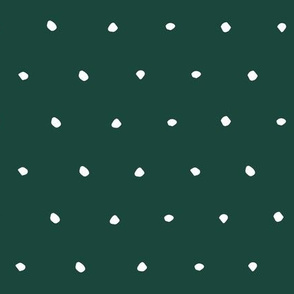 dark forest green Dots Spots Dotty Spotty scandi fabric gift wrap wrapping paper wallpaper 