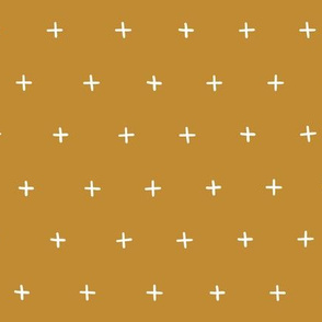 golden turmeric yellow cross lus swiss cross swiss crosses scandi fabric gift wrap wrapping paper wallpaper 