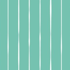 bubblegum green spearmint vertical lines vertical stripes striped stripes kids fabric gift wrap wrapping paper wallpaper 