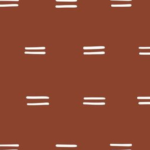 rust red parallel lines horizontal lines mud cloth simple christmas gift wrap fabric wallpaper wrapping paper