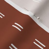 rust red parallel lines horizontal lines mud cloth simple pattern gift wrap fabric wallpaper wrapping paper