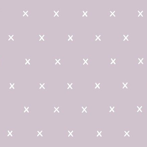 mauve lilac Freehand exes ex x cross crosses scandi minimalist prints