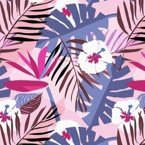 tropical repeat pinks small