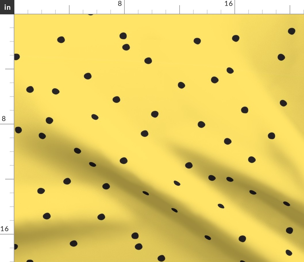 Small Dots Repeat Yellow BG