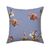 Borderlands Floral steel blue