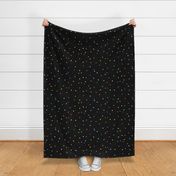 Small Dots Repeat Black BG