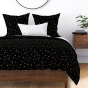 Small Dots Repeat Black BG