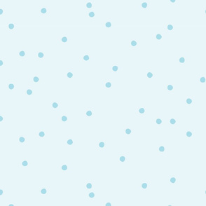 Small Dots Repeat Muted Blue BG