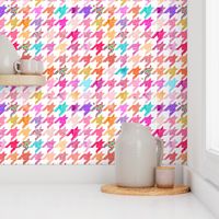 Art Project Houndstooth Pink