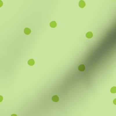 Small Dots Muted Green