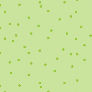 Small Dots Muted Green