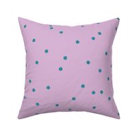 Small Dots Repeat Muted Purple BG Teal Dots-01