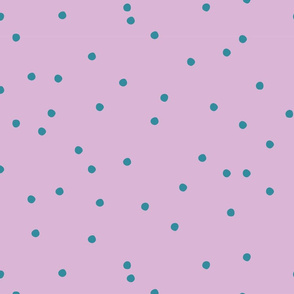 Small Dots Repeat Muted Purple BG Teal Dots-01