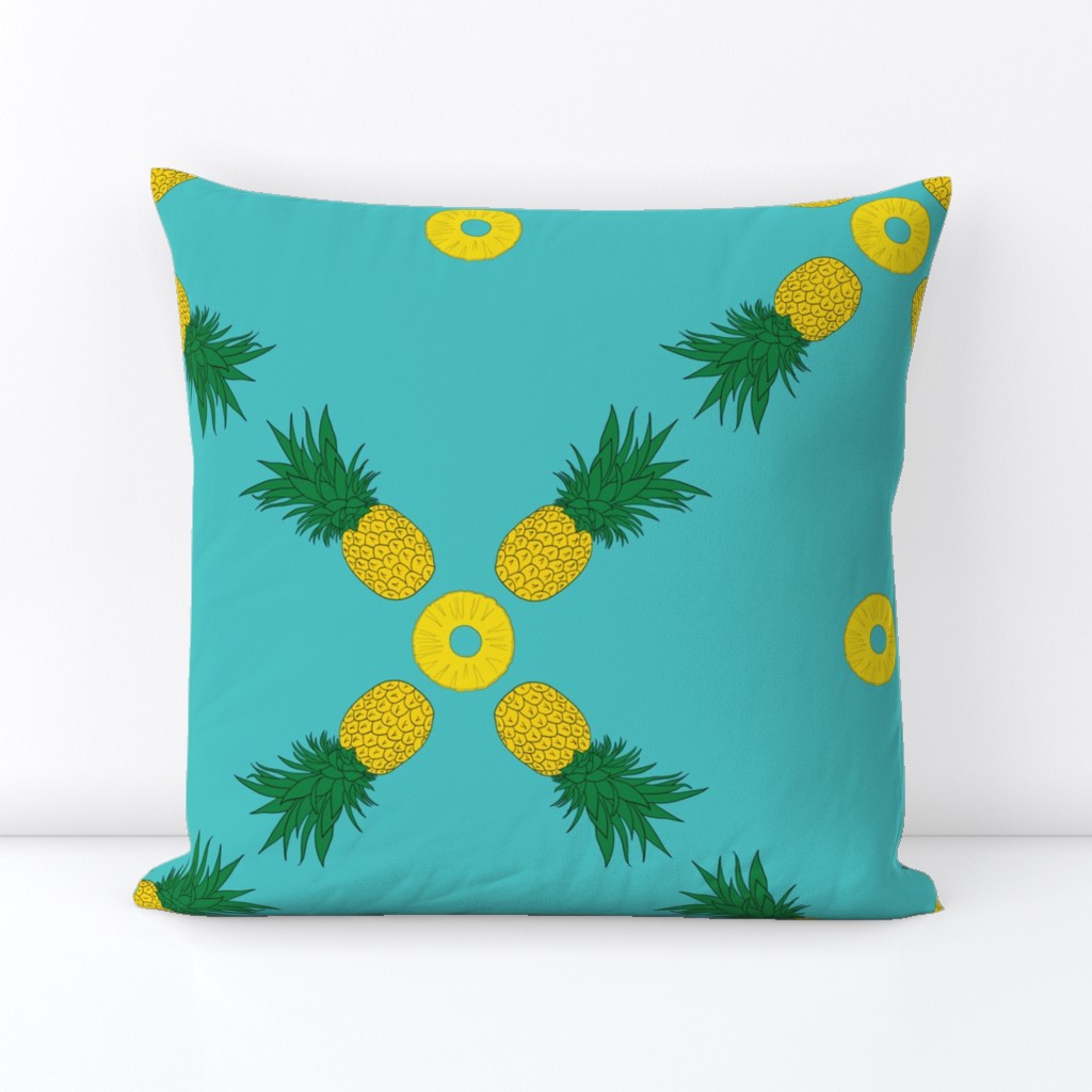Pineapple square pattern