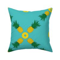 Pineapple square pattern