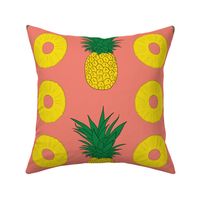 Pineapple and Slices Seamless Pattern
