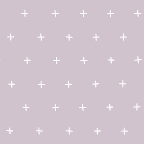 puce light lilac mauve cross lus swiss cross swiss crosses scandi fabric gift wrap wrapping paper wallpaper 