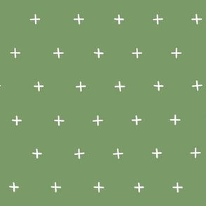 freehand crosses hand drawn scandi fabric wallpaper gift wrap wrapping paper green