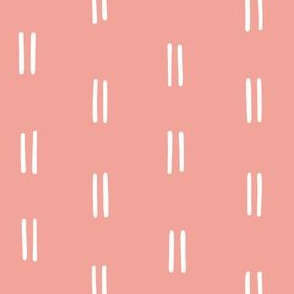 freehand vertical double dash lines vertical stripes striped stripes musk pink candy