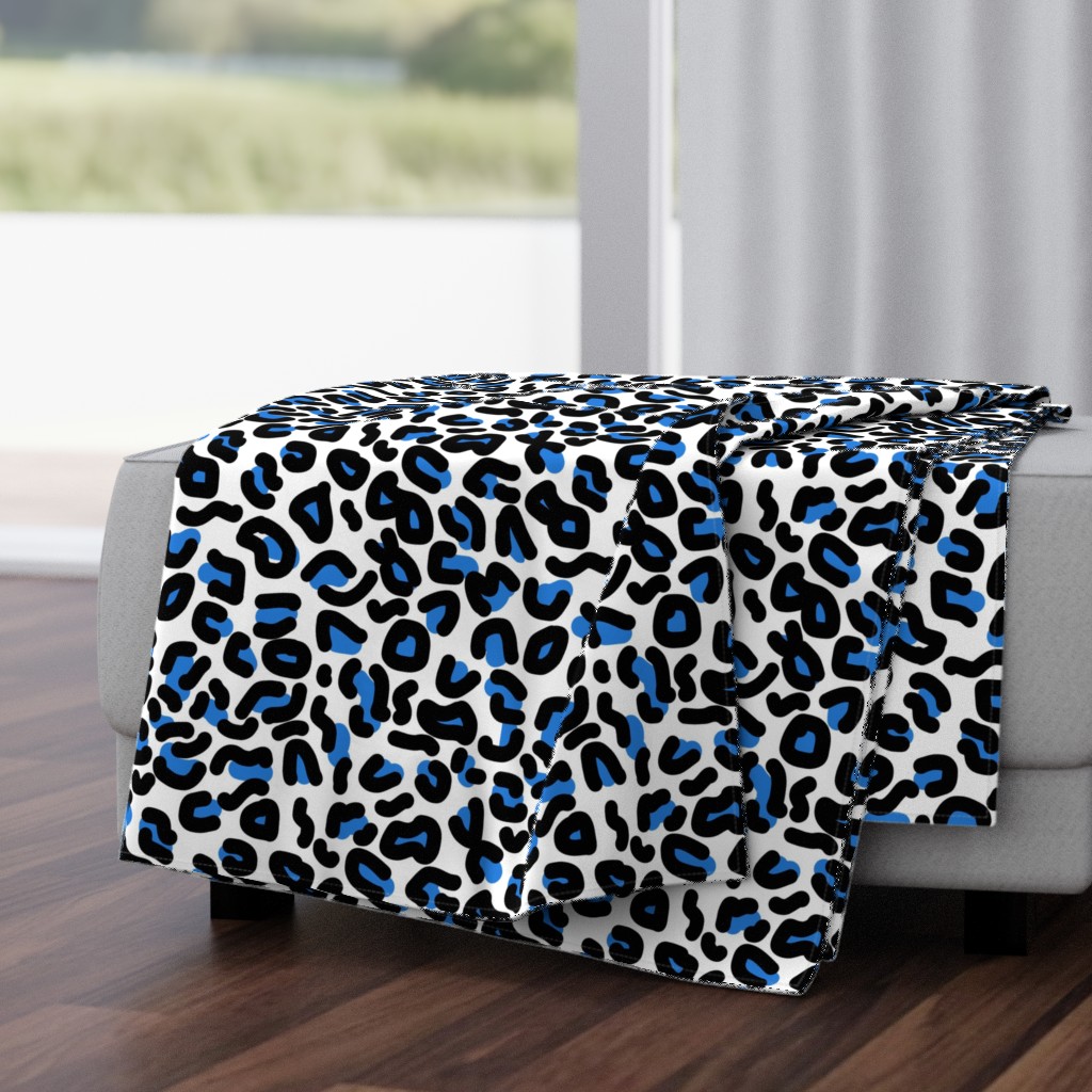 Animal Print - leopard (blue) 