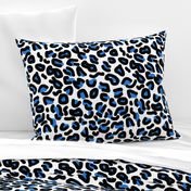 Animal Print - leopard (blue) 