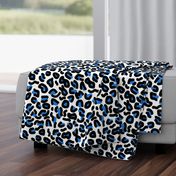 Animal Print - leopard (blue) 