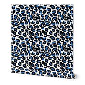 Animal Print - leopard (blue) 