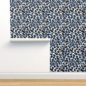 Animal Print - leopard (blue) 