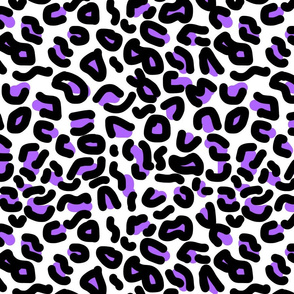Animal Print - leopard (purple) 