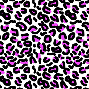 Animal Print - leopard (magenta) 