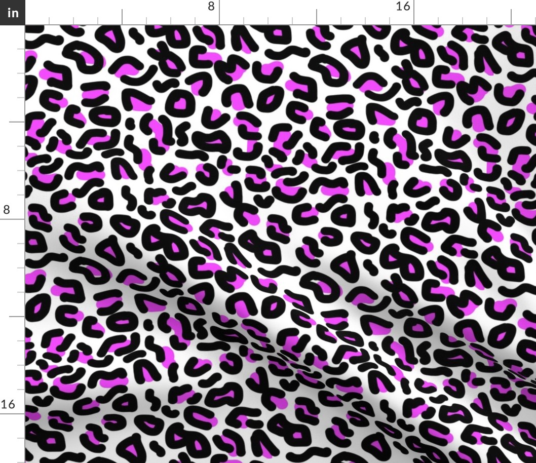 Animal Print - leopard (magenta) - medium