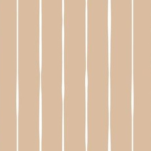 hand drawn organic vertical stripes striped lines fabric gift wrap wallpaper milk coffee brown